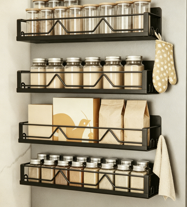 Large-Capacity Magnetic Refrigerator Organizer - Image 2