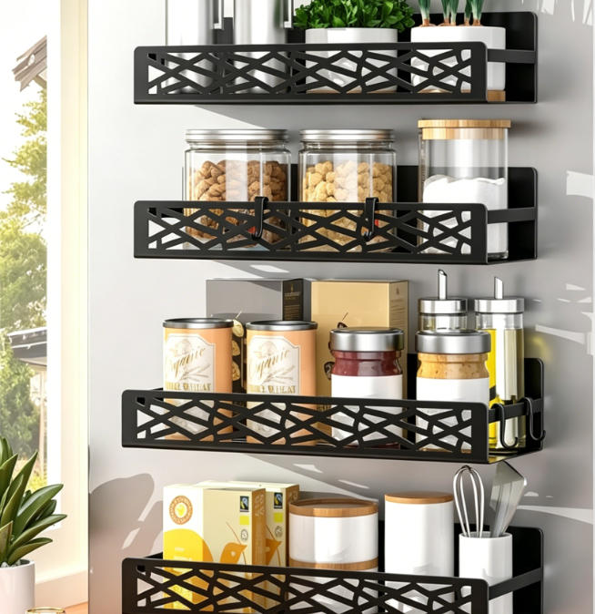 Heavy-Duty Magnetic Refrigerator Storage Bin
