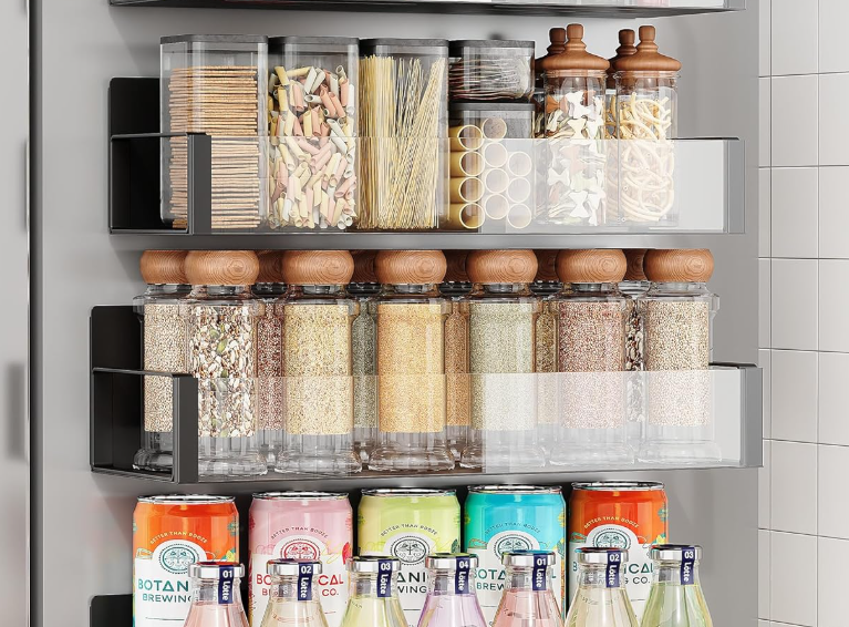 Clear Magnetic Fridge Organizer Set (4-Piece) - Image 2