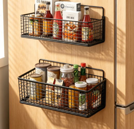 Tall Multi-Purpose Magnetic Fridge Organizer - Image 2