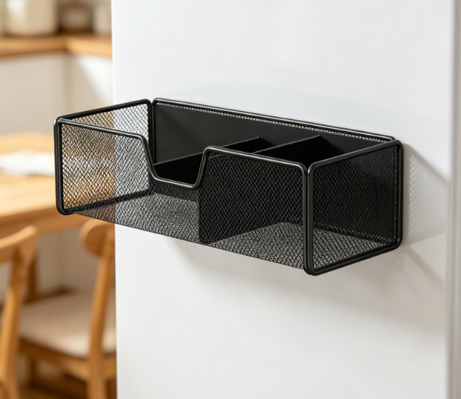 Multi-Scenario Magnetic Fridge Organizer Shelf