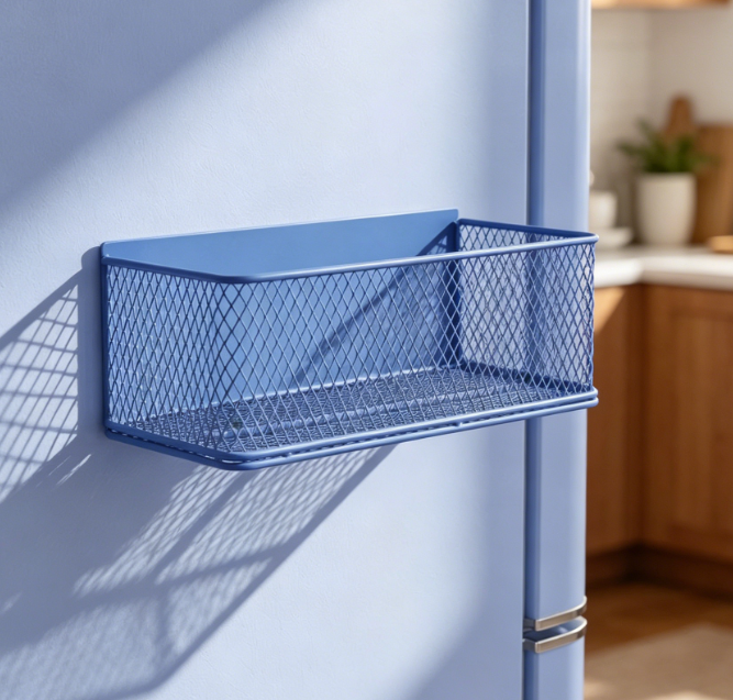 Blue Multi-Purpose Magnetic Fridge Organizer