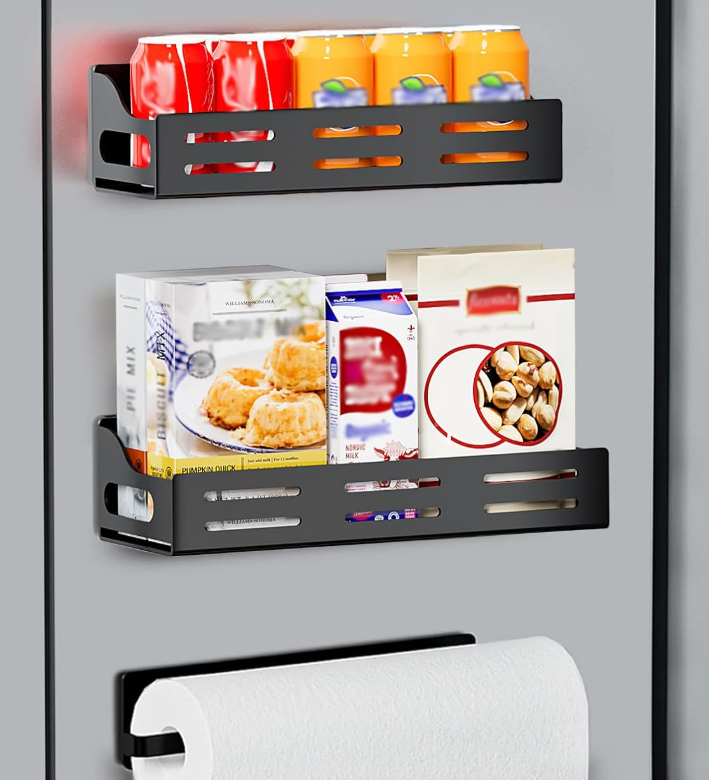 Magnetic Fridge Organizer Set (3-Piece Combo)
